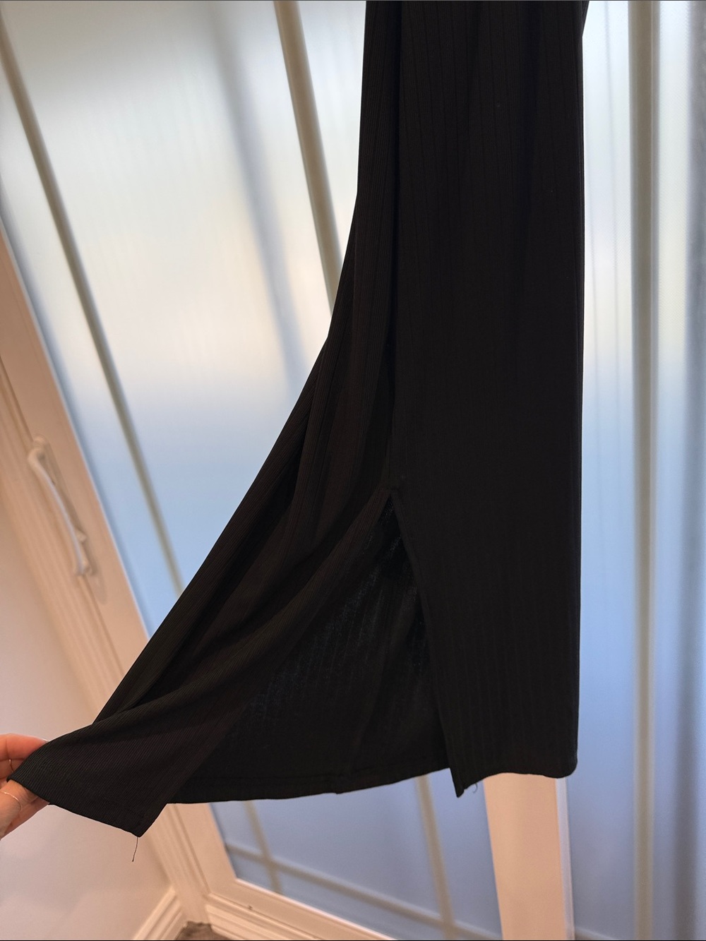 Hello Molly Black Ribbed Racerback Dress - Picture 10 of 10